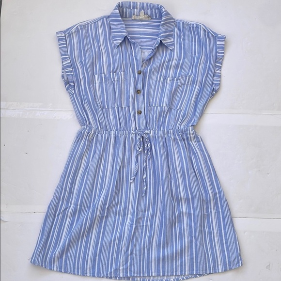 Pink Republic Blue and White Striped Mini Dress Small - Picture 10 of 13